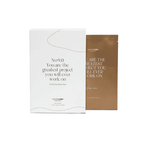 Ginger & Me Glow Sheet Mask White