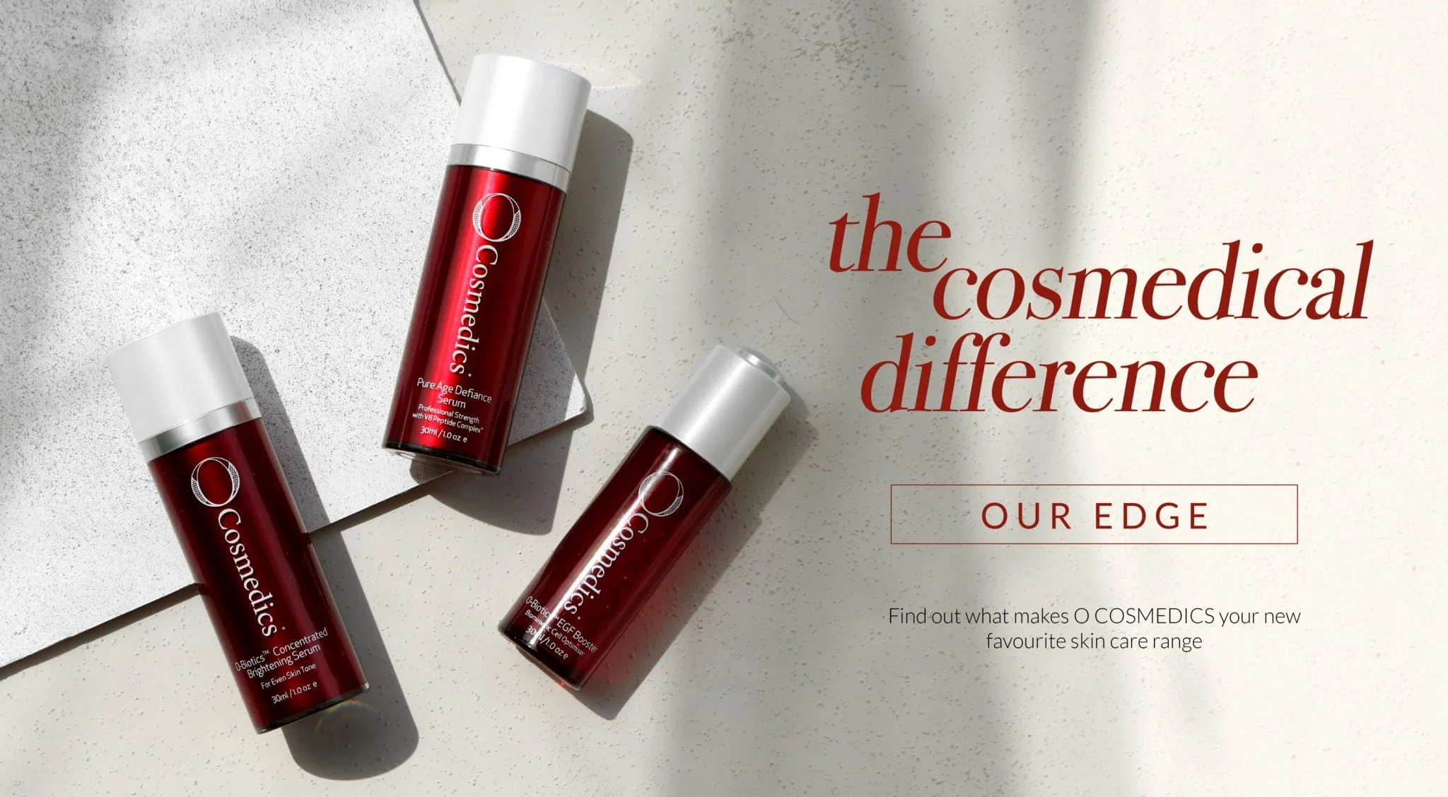 The cosmedical difference banner
